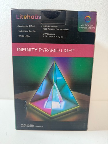 Iridescent acrylic - 7.7, in.