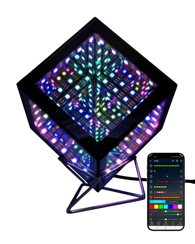 Infinity hyper cube led table - cube,