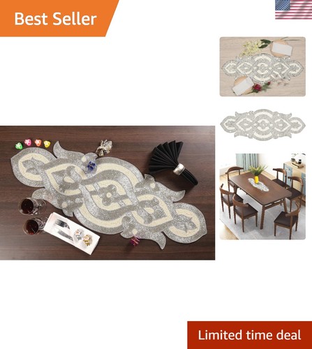 Lightnpro beaded table runner - beaded,